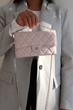 Load image into Gallery viewer, Chanel quilted classic flap wallet -light pink
