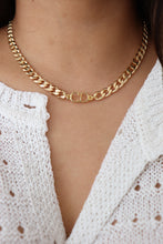 Load image into Gallery viewer, Dior choker -gold filled chain
