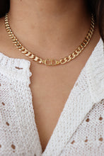 Load image into Gallery viewer, Dior choker -gold filled chain
