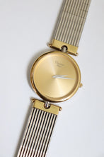 Load image into Gallery viewer, Christian Dior 1990s Golden Dial Round Two Tone Watch
