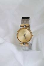 Load image into Gallery viewer, Christian Dior 1990s Golden Dial Round Two Tone Watch

