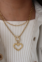 Load image into Gallery viewer, Louis Vuitton golden heart toggle
