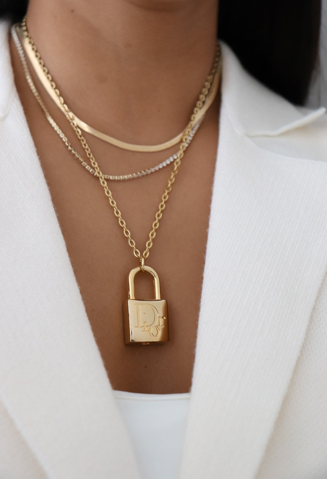 Dior golden lock