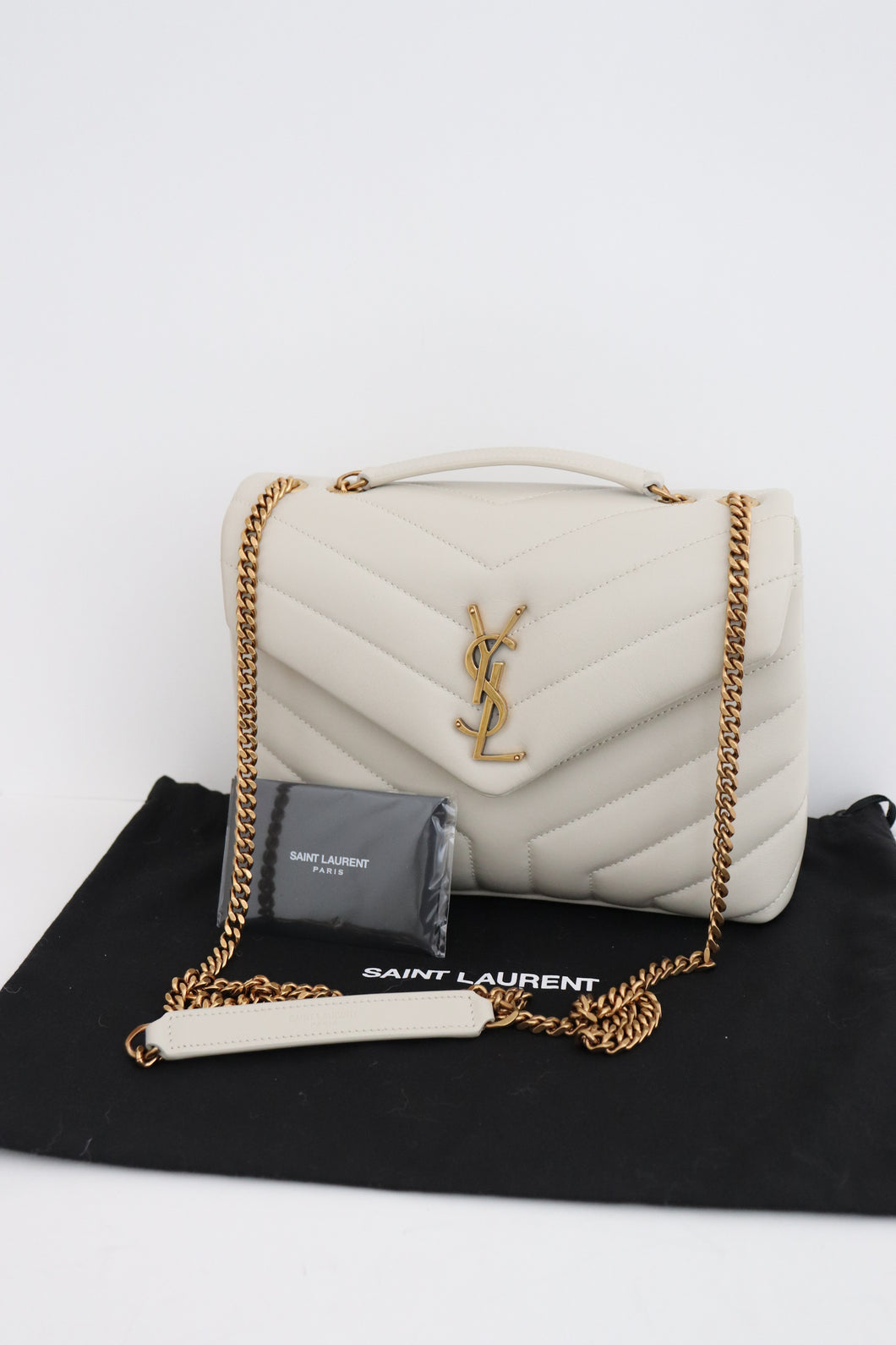 YSL Loulou Bag in Quilted leather in small (retails for 2650$)
