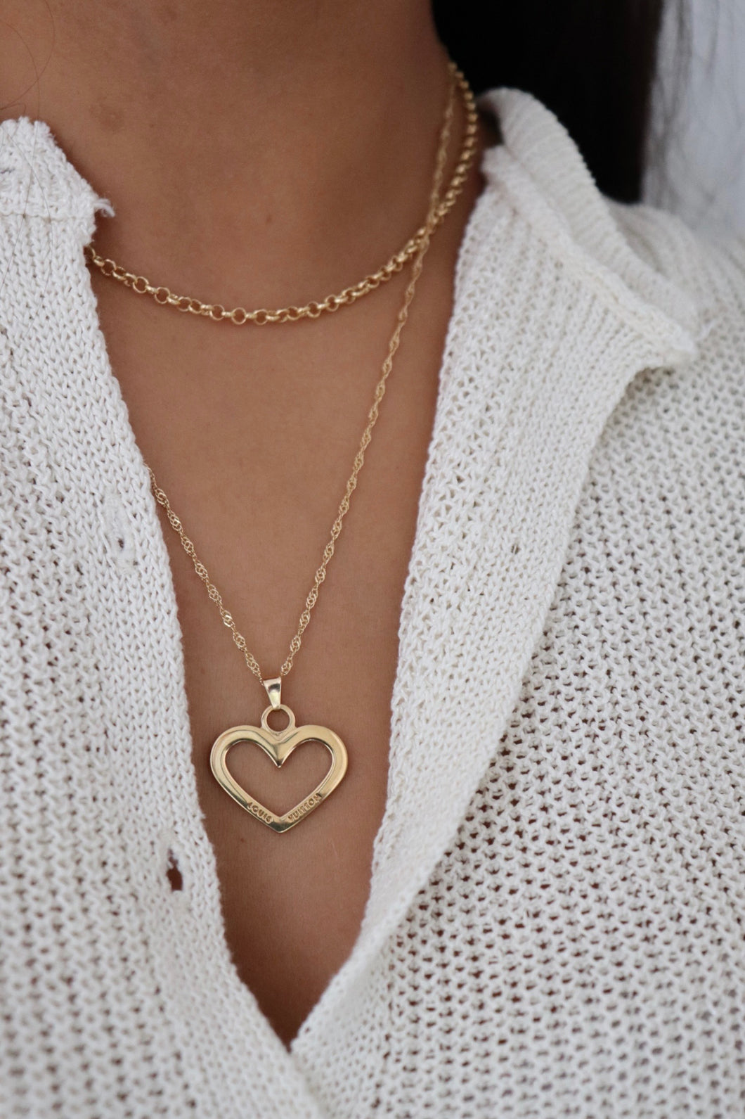 Louis Vuitton golden heart (medium)