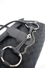 Load image into Gallery viewer, Gucci GG canvas horsebit chain bag
