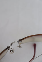Lade das Bild in den Galerie-Viewer, Y2K Chanel Rhinestone Ombre Pink Tinted Silver Sunglasses

