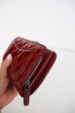 Load image into Gallery viewer, Chanel wallet in red burgundy
