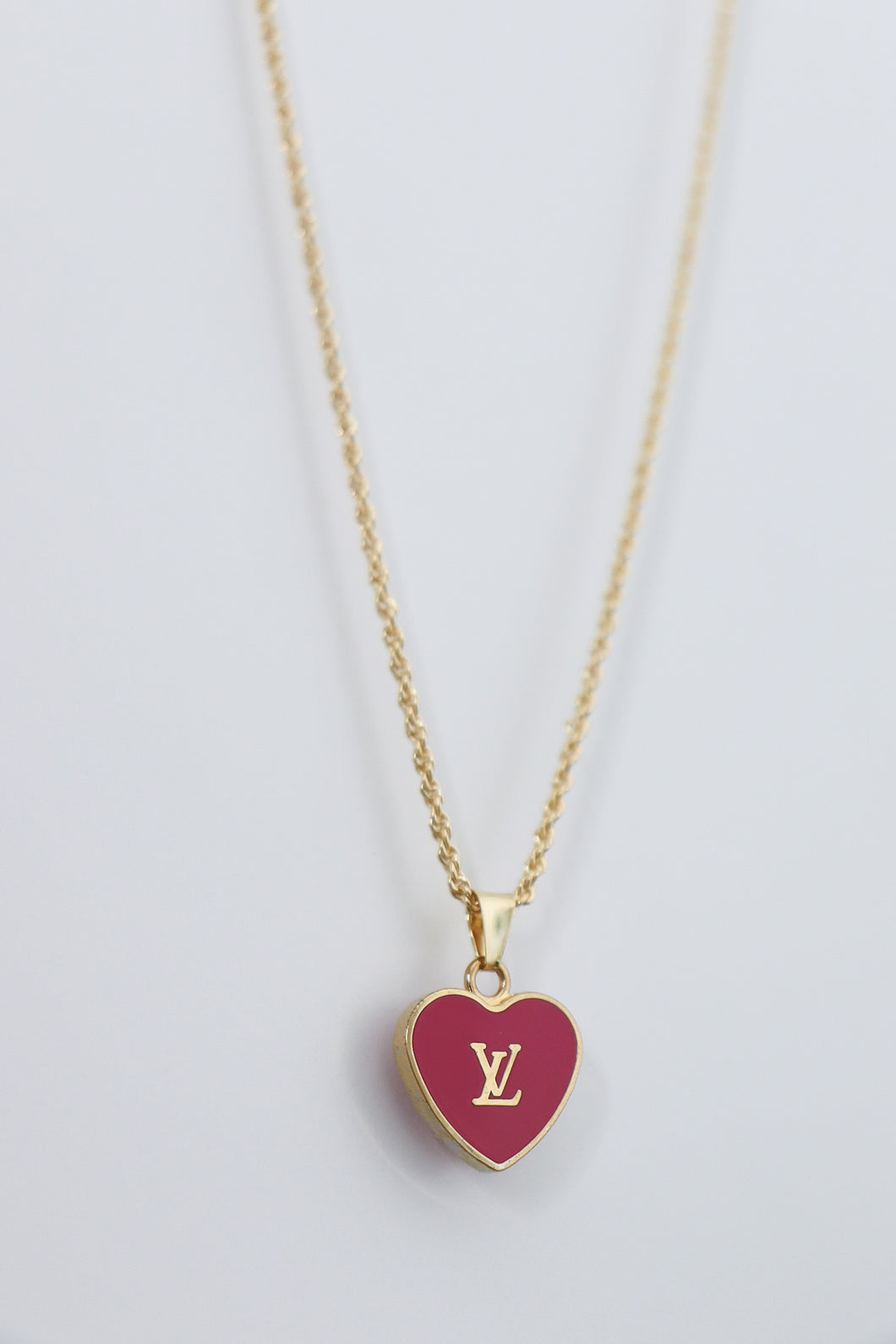Louis Vuitton red heart