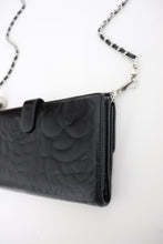 Load image into Gallery viewer, Chanel camellia lambskin wallet
