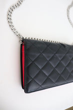 Load image into Gallery viewer, Chanel quilted black vintage wallet
