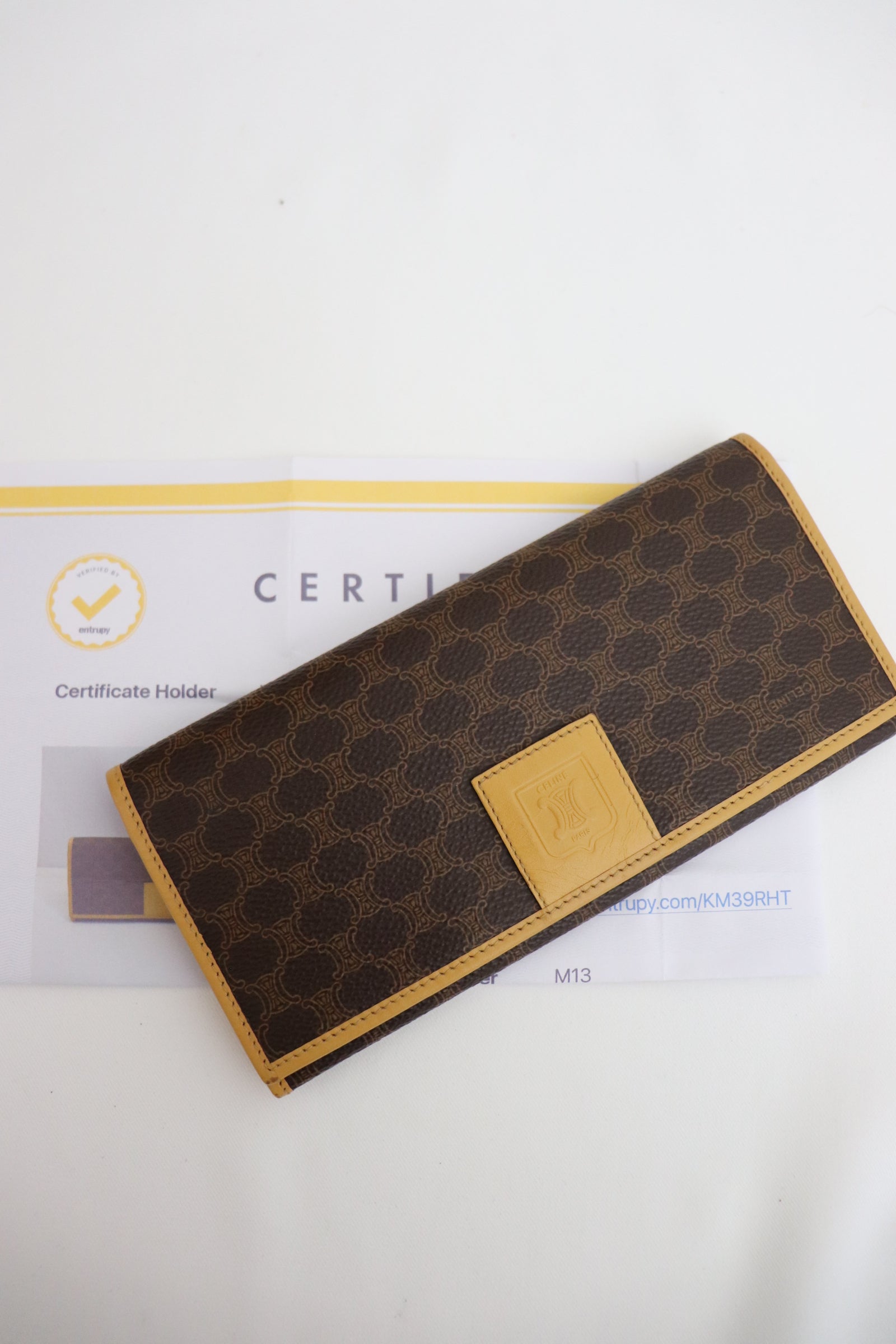 Celine macadam vintage long wallet – Shop Canela Vintage