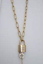 Load image into Gallery viewer, Louis Vuitton lock - paper clip chain

