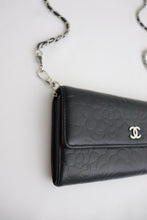 Load image into Gallery viewer, Chanel camellia lambskin wallet
