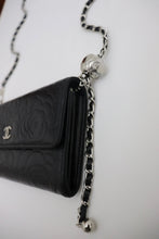 Load image into Gallery viewer, Chanel camellia lambskin wallet
