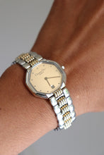 Load image into Gallery viewer, Christian Dior Silver Two Tone Modele Depose Octagonal Quartz Watch
