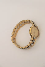 Load image into Gallery viewer, Vintage Christian Dior octagonal gold and silver watch
