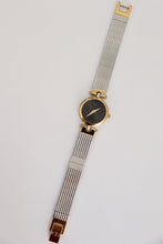 Lade das Bild in den Galerie-Viewer, Dior 1990s Black Dial Round Two Tone Watch
