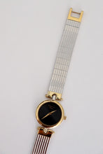 Lade das Bild in den Galerie-Viewer, Dior 1990s Black Dial Round Two Tone Watch
