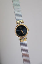 Load image into Gallery viewer, Dior 1990s Black Dial Round Two Tone Watch
