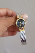 Load image into Gallery viewer, Dior 1990s Black Dial Round Two Tone Watch
