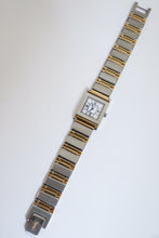 Load image into Gallery viewer, Vintage Yves Saint Laurent 1990s Square Dial Two Tone Watch
