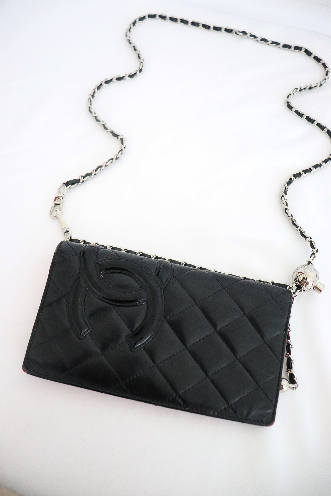 Chanel quilted lambskin vintage wallet