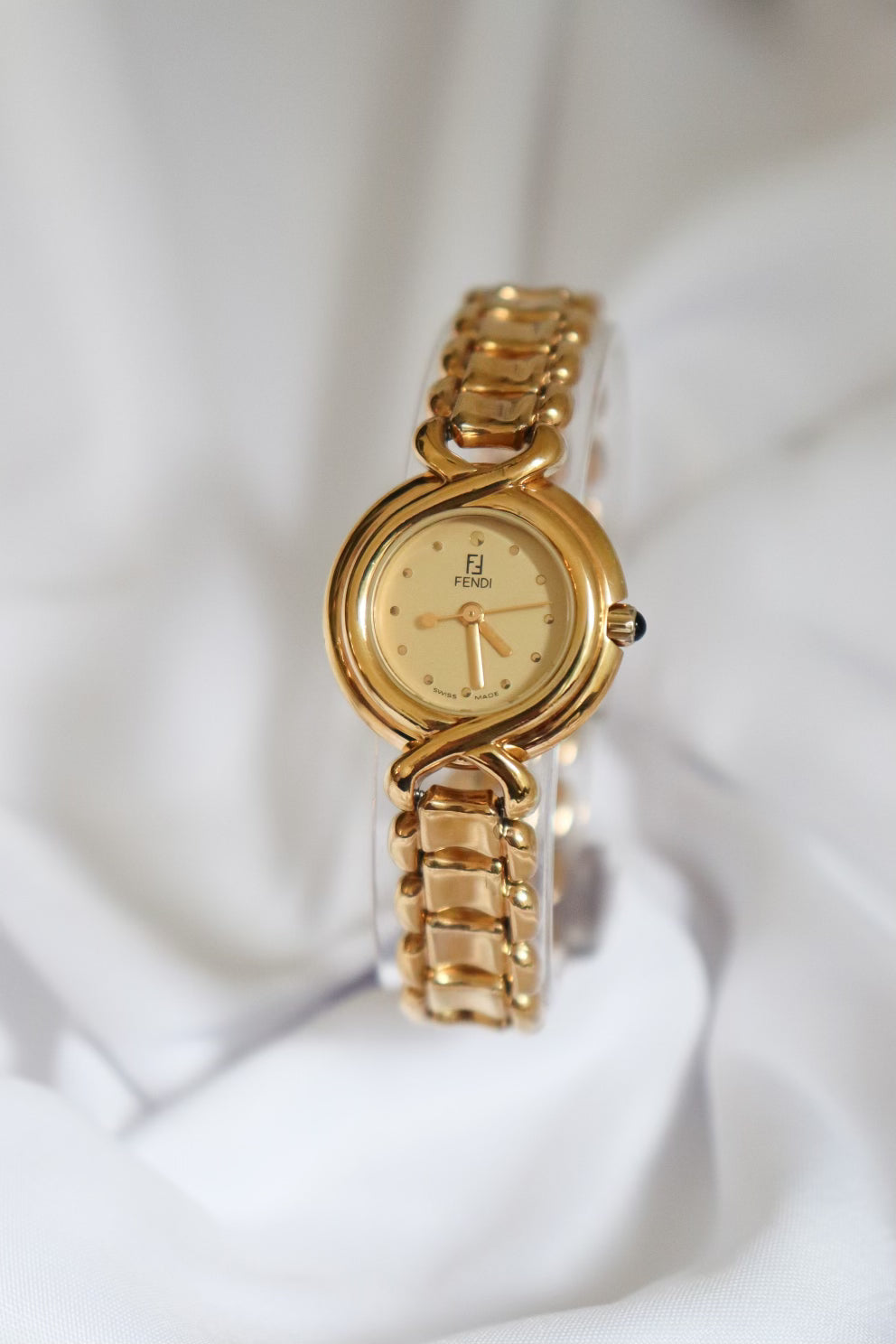 Vintage Fendi gold tone watch - swiss quartz
