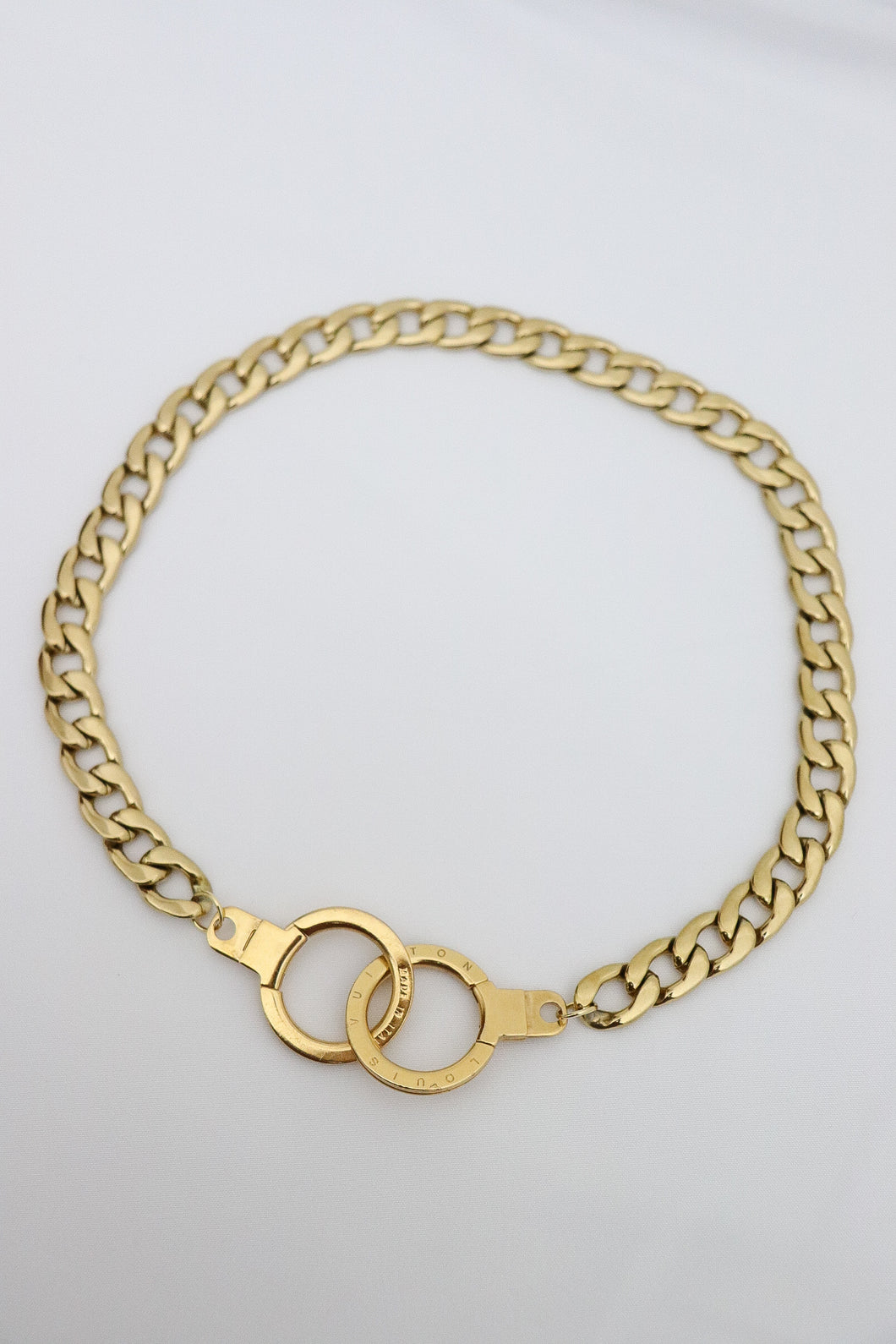 Louis Vuitton clasp necklace