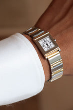 Load image into Gallery viewer, Vintage Yves Saint Laurent 1990s Square Dial Two Tone Watch
