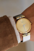 Load image into Gallery viewer, Christian Dior 1990s Golden Dial Round Two Tone Watch - Large
