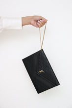Load image into Gallery viewer, BRAND NEW - YSL Gaby quilted leather envelope pouch on chain (retails $1100)
