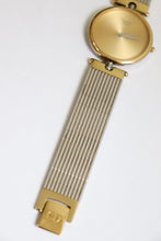 Load image into Gallery viewer, Christian Dior 1990s Golden Dial Round Two Tone Watch - Large
