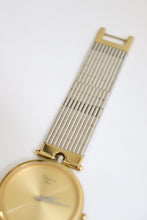 Load image into Gallery viewer, Christian Dior 1990s Golden Dial Round Two Tone Watch - Large
