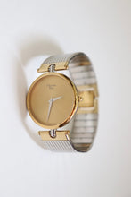 Load image into Gallery viewer, Christian Dior 1990s Golden Dial Round Two Tone Watch - Large
