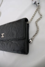 Load image into Gallery viewer, Chanel embossed camellia wallet
