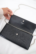 Load image into Gallery viewer, Chanel embossed camellia wallet
