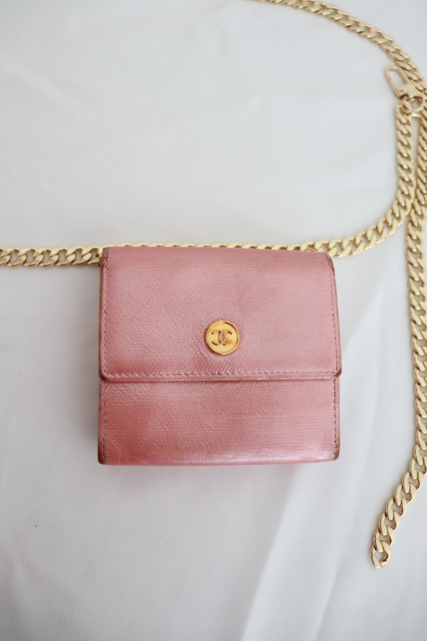 Chanel vintage wallet- pink