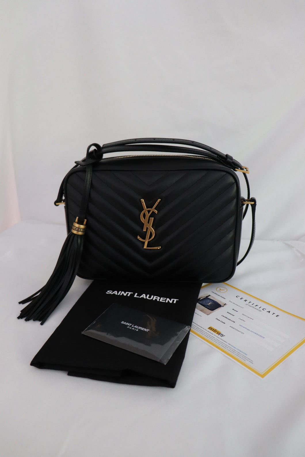 YSL Lou Camera Bag in Quilted Leather (Brand new) retails for $1690