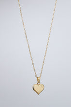 Load image into Gallery viewer, Louis Vuitton mini heart with gold filled chain
