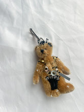 Load image into Gallery viewer, Prada bear keychain -brown
