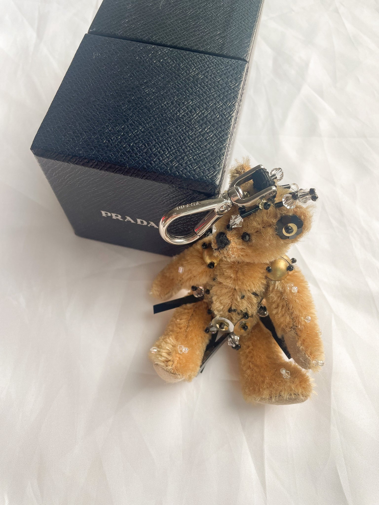 Prada Brown Bear Key Ring Chain – The Refind Closet