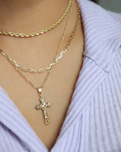 Load image into Gallery viewer, medium cross necklace
