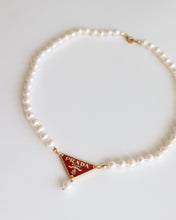 Load image into Gallery viewer, prada logo necklace
