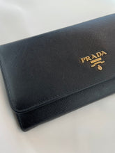 Load image into Gallery viewer, Black Prada Saffiano wallet
