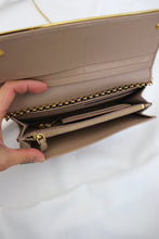 Load image into Gallery viewer, Prada Saffiano metal bar continental flap wallet
