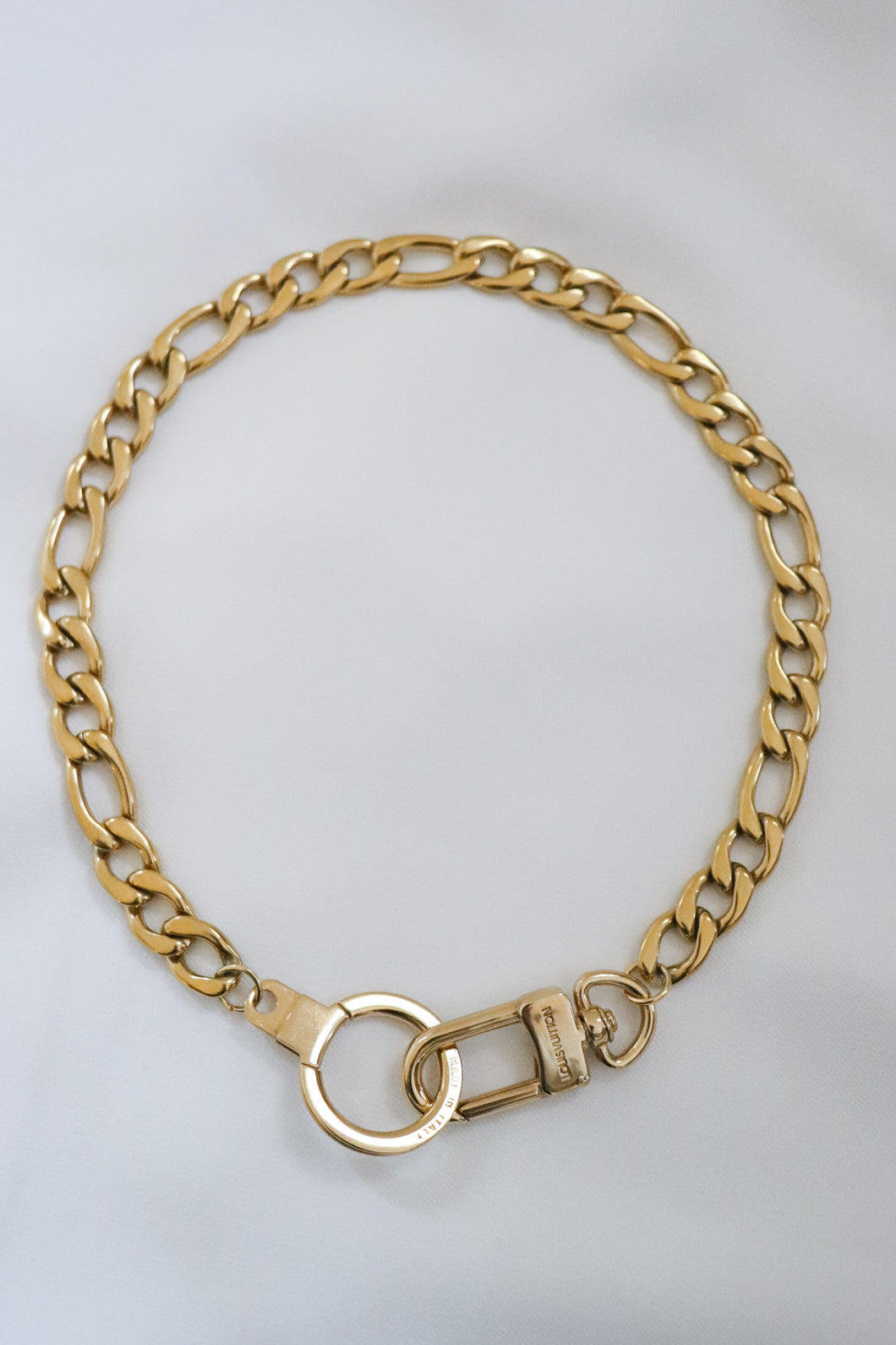 Louis Vuitton Fleur 18k Gold Chain Bracelet