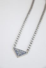 Load image into Gallery viewer, Prada silver necklace
